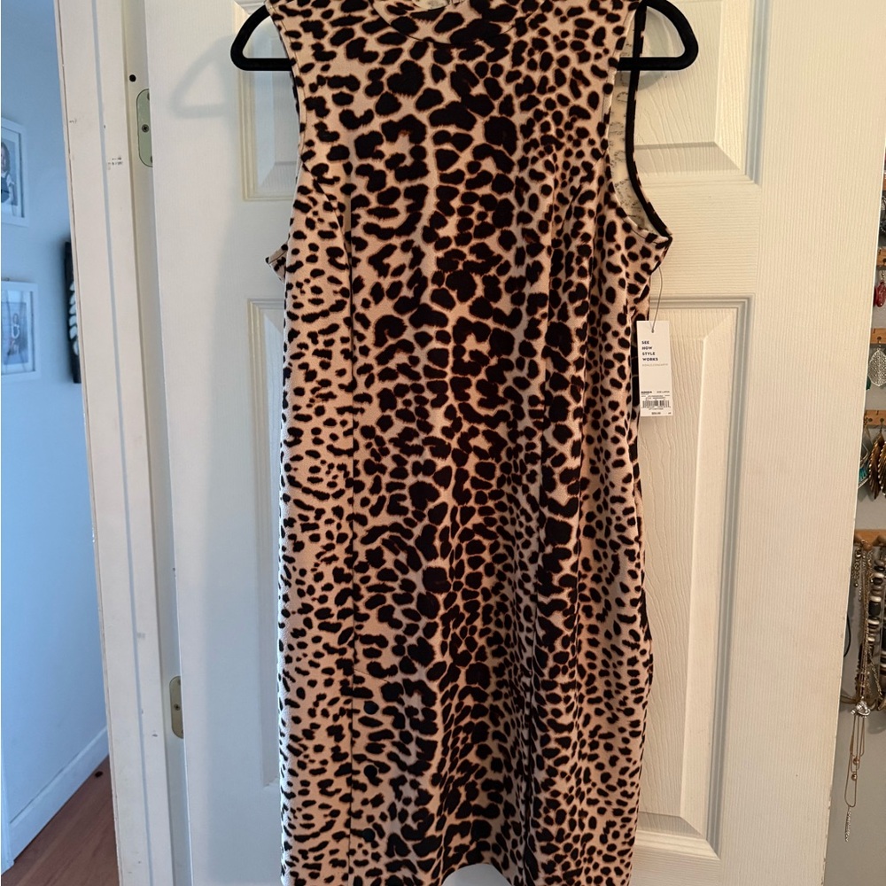 Apt. 9 Animal Print Midi Dress